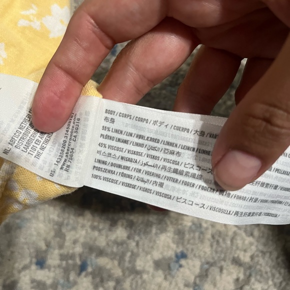 Abercrombie & fitch yellow linen skirt Xsmall - Picture 4 of 4